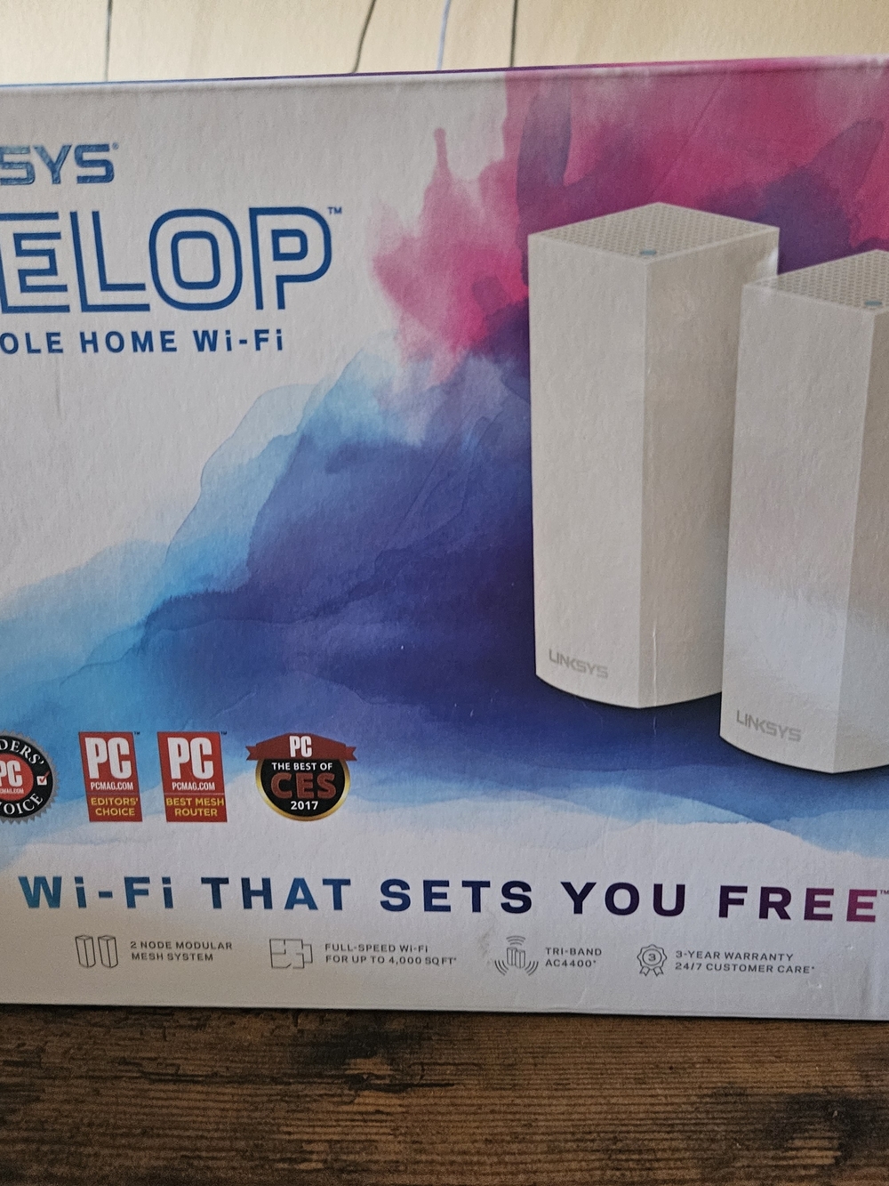 Linksys Velop Whole Home Wi‑Fi Mesh System - White